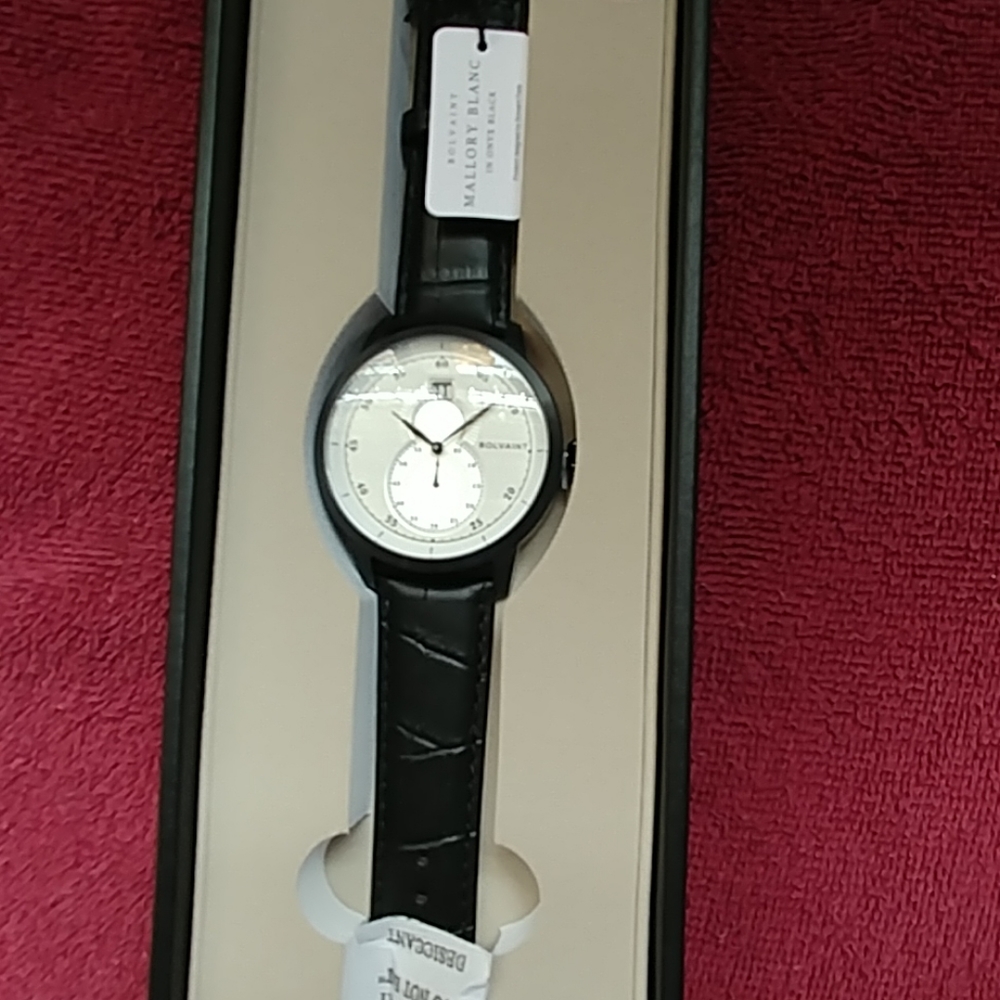 Bolvaint Watch "Mallory Blanc" onyx black mens
